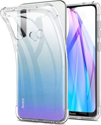 Forcell Antibacterial Back Cover Σιλικόνης Διάφανο (Redmi Note 8T)