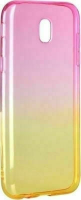 Forcell Ombre Back Cover Σιλικόνης Rose / Gold (Galaxy J7 2017)