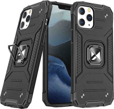 Wozinsky Ring Armor Back Cover Συνθετική Ανθεκτική Μαύρο (iPhone 13 mini)