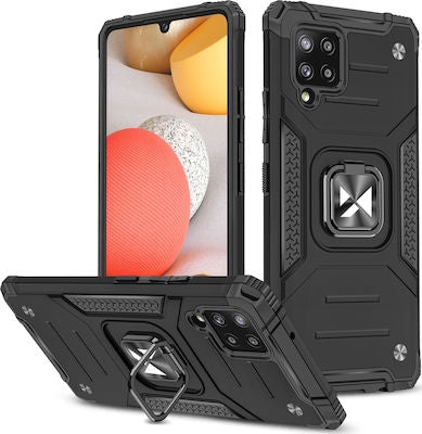 Wozinsky Ring Armor Kickstand Back Cover Πλαστικό Μαύρο (Galaxy A42 5G)