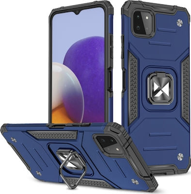 Wozinsky Ring Armor Kickstand Back Cover Πλαστικό Μπλε (Galaxy A22 5G)