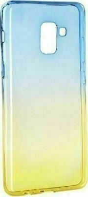 Forcell Ombre Back Cover Σιλικόνης Blue/Gold (Galaxy J3 2017)