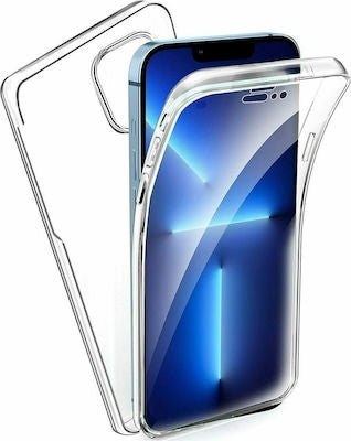 360 Full Cover Πλαστικό / Σιλικόνης Διάφανο (iPhone 13 Pro Max)