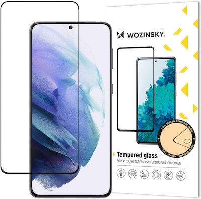 Wozinsky Case Friendly Full Glue Full Face Tempered Glass Μαύρο (Galaxy S22 5G)