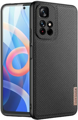 Dux Ducis Fino Back Cover Σιλικόνης / Υφασμάτινο Μαύρο (Poco M4 Pro 5G)