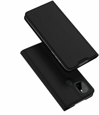 Dux Ducis Skin Pro Wallet Δερμάτινο Μαύρο (Realme C21Y/C25Y)