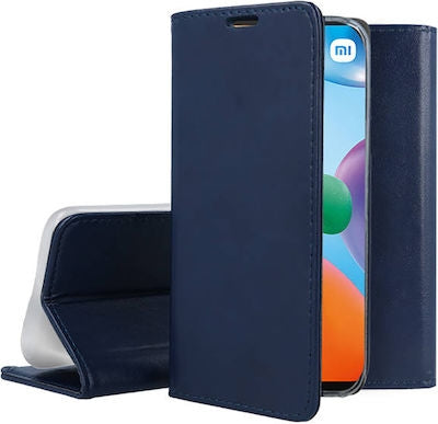 Magnet Wallet Δερματίνης Navy Μπλε (Redmi 10C)