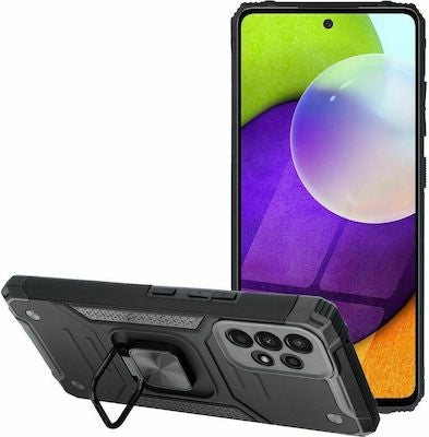 Nitro Back Cover Πλαστικό / Σιλικόνης Μαύρο (Galaxy A53)