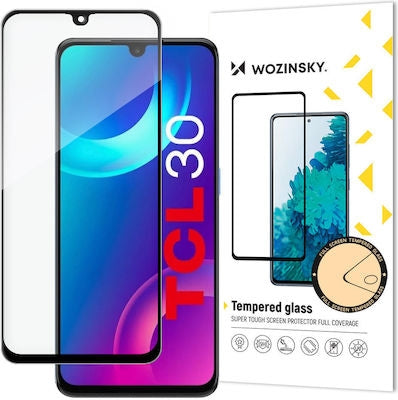 Wozinsky Case Friendly Full Glue Full Face Tempered Glass Μαύρο (TCL 30)