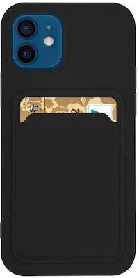 Hurtel Card Back Cover Σιλικόνης Μαύρο (Redmi Note 11 / 11S 4G)