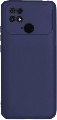 Slim Fit Liquid Back Cover Σιλικόνης Dark Blue (Poco C40)