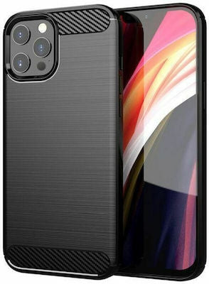 Forcell Carbon Back Cover Πλαστικό Μαύρο (iPhone 14 Pro Max)