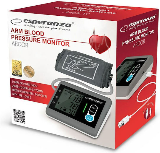 Esperanza Ψηφιακό Πιεσόμετρο Μπράτσου ECB004