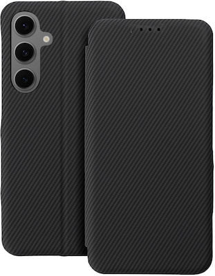 Folio Side Magnet Book Δερματίνης Μαύρο (Redmi Note 14)