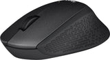 Logitech M330 Silent Plus Ασύρματο Ποντίκι Μαύρο