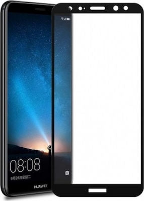 3D Full Glue Full Face Tempered Glass Μαύρο (Huawei Mate 10)