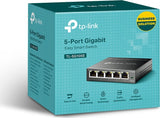 TP-LINK TL-SG105E v5 Unmanaged L2 Switch με 5 Θύρες Gigabit (1Gbps) Ethernet