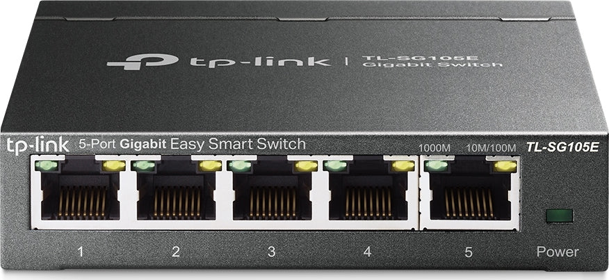 TP-LINK TL-SG105E v5 Unmanaged L2 Switch με 5 Θύρες Gigabit (1Gbps) Ethernet