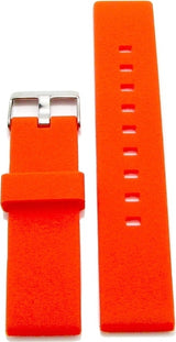 Tzevelion S05 Καουτσούκ Λουράκι Πορτοκαλί 20mm