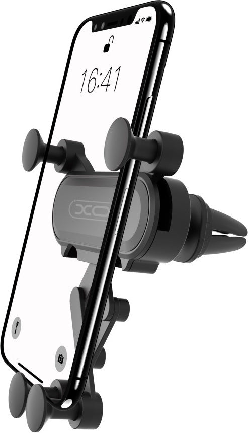 XO Βάση Κινητού Αυτοκινήτου C41 Black με Ρυθμιζόμενα Άγκιστρα