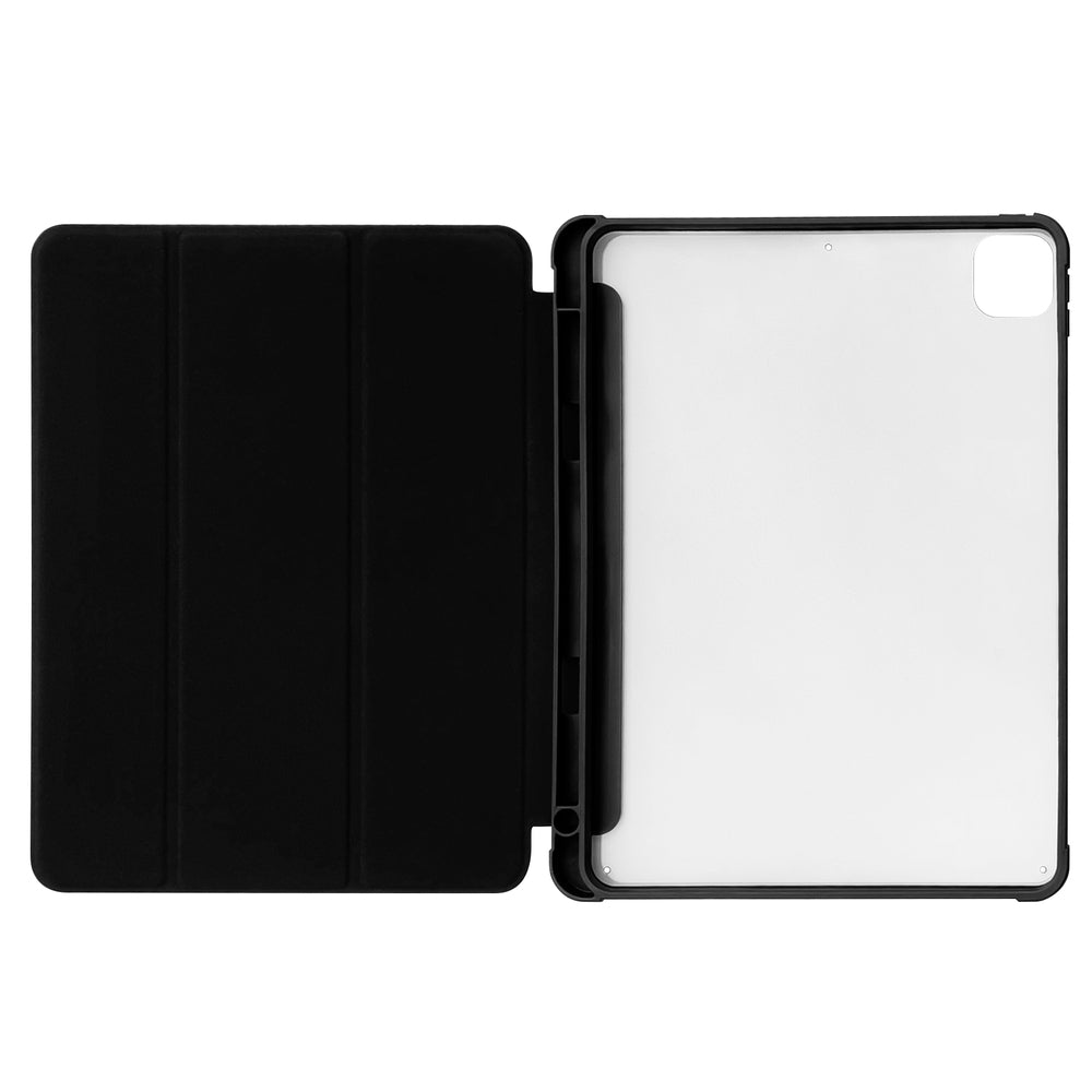 Hurtel Smart Flip Cover Δερματίνης Μαύρο (iPad Pro 2021 12.9")