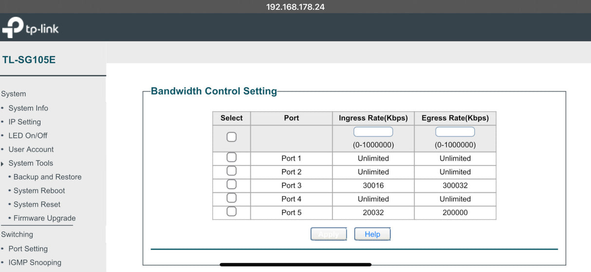 TP-LINK TL-SG105E v5 Unmanaged L2 Switch με 5 Θύρες Gigabit (1Gbps) Ethernet