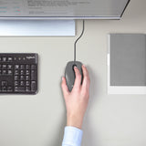 Logitech M100 Ενσύρματο Ποντίκι Μαύρο