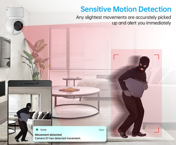 Powertech IP Κάμερα Παρακολούθησης Wi-Fi 3MP Full HD+ με Αμφίδρομη Επικοινωνία και Φακό 3.6mm PT-1085