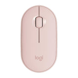 Logitech Pebble M350s Ασύρματο Bluetooth Ποντίκι Rose