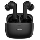 iPro TW300 Plus In-ear Bluetooth Handsfree Ακουστικά με Θήκη Φόρτισης Μαύρα