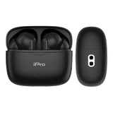iPro TW300 Plus In-ear Bluetooth Handsfree Ακουστικά με Θήκη Φόρτισης Μαύρα