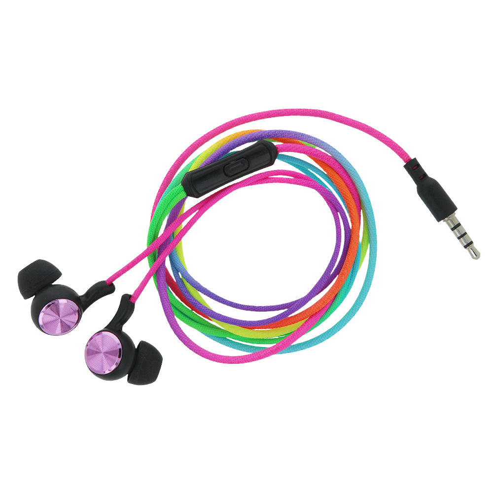 Setty In-ear Handsfree Ακουστικά με Βύσμα 3.5mm Πολύχρωμο