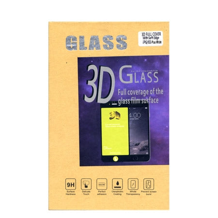 3D Full Glue Full Face Tempered Glass White (iPhone 6 / 6S Plus)