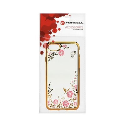 Forcell Diamond Back Cover Σιλικόνης Χρυσό (iPhone 6/6s)