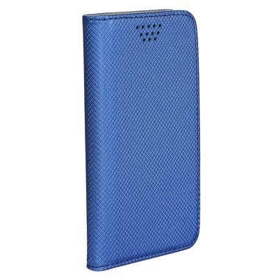 Flip Leather Smart Book έως 4.5" (Navy Blue)