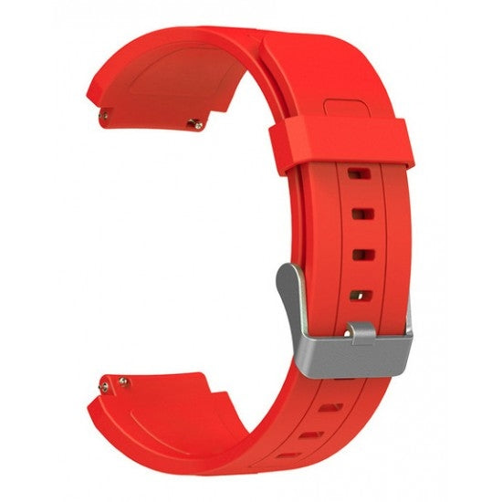 Λουράκι Σιλικόνης Κόκκινο (Universal 22mm)