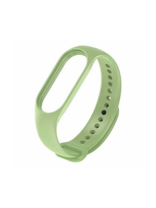 Hurtel Replacement Λουράκι Σιλικόνης Light Green (Smart Band 7)