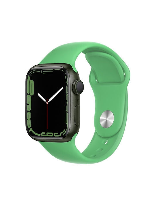 Hoco WA01 Λουράκι Σιλικόνης με Pin Bright Green (Apple Watch 42/44/45mm)