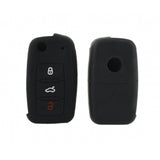 Θήκη Κλειδιού από Σιλικόνη με 3 κουμπιά για VW