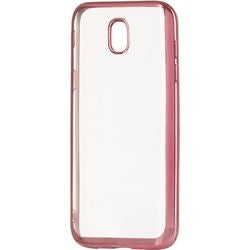 Senso Side Colour Back Cover Σιλικόνης Ροζ Χρυσό (Galaxy J7 2017)