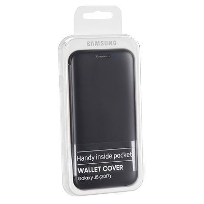 Samsung Wallet Cover Μαύρο (Galaxy J5 2017)