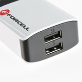Travel Charger Universal 2A with 2xUSB socket Forcell