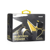 Puridea i6 (2pcs) Ηχείο Bluetooth 6W με Διάρκεια Μπαταρίας έως 5 ώρες Μαύρο