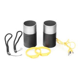 Puridea i6 (2pcs) Ηχείο Bluetooth 6W με Διάρκεια Μπαταρίας έως 5 ώρες Μαύρο