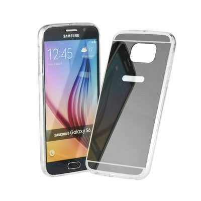 Forcell Mirror Back Cover Σιλικόνης Γκρι (P8/P9 Lite 2017)
