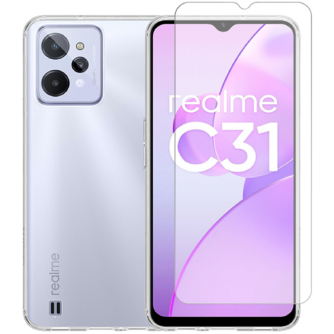 Back Cover Σιλικόνης Διάφανο (Realme C31)