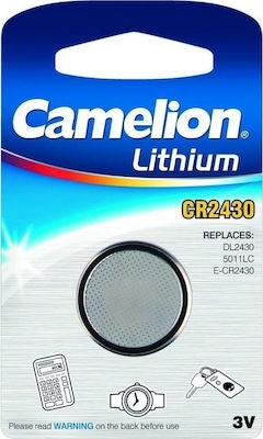 Camelion Μπαταρία Λιθίου Ρολογιών CR2430 3V 1τμχ