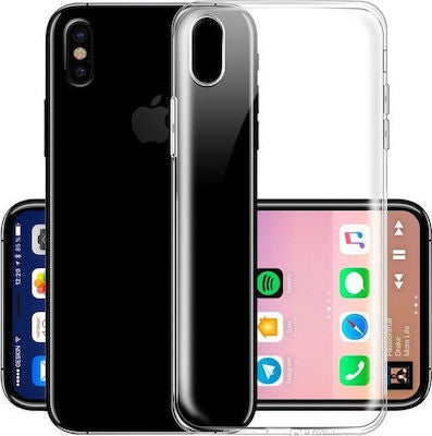 Back Cover Σιλικόνης 0.5mm Διάφανο (iPhone X/Xs)