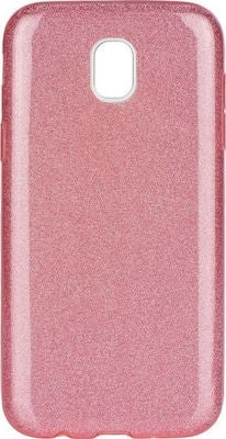 Forcell Shining Back Cover Σιλικόνης Ροζ (Galaxy J5 2017)
