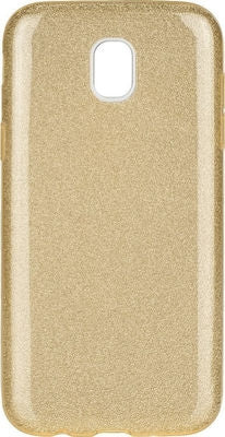 Forcell Shining Back Cover Σιλικόνης Μπεζ (Galaxy J5 2017)
